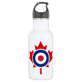 Mod Canada Curling Hockey Target Trinkflasche (Vorderseite)