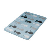 Mod Cats Custom Color Bath Mat Badematte (Schrägansicht)