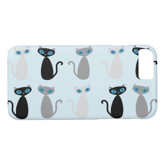 Mod Cats Handy Case (Rückseite (Horizontal))