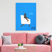 Mod Cats - Los holen Leinwanddruck (Insitu (Wohnzimmer))