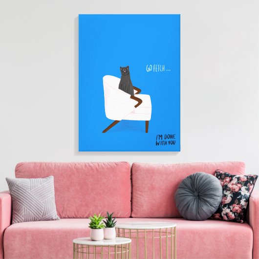 Mod Cats - Los holen Leinwanddruck (Insitu (Wohnzimmer))