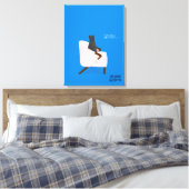 Mod Cats - Los holen Leinwanddruck (Insitu (Schlafzimmer))