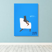 Mod Cats - Los holen Leinwanddruck (Insitu (Holzboden))