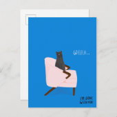 Mod Cats - Los holen Postkarte (Vorne/Hinten)