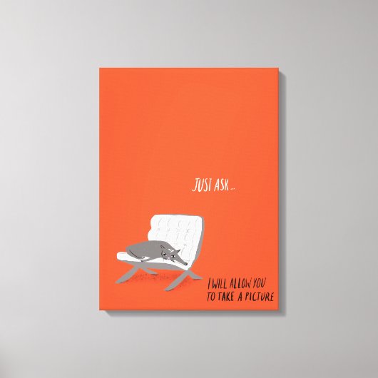 Mod Cats - Nur Gefragt Leinwanddruck (Vorderseite)