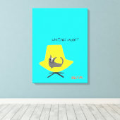 Mod Cats - Was ist nicht zu Liebe? Leinwanddruck (Insitu (Holzboden))