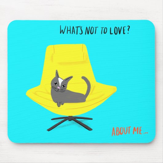 Mod Cats - Was ist nicht zu Liebe? Mousepad (Vorne)