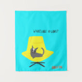 Mod Cats - Was ist nicht zu Liebe? Wandteppich (Vorderseite)