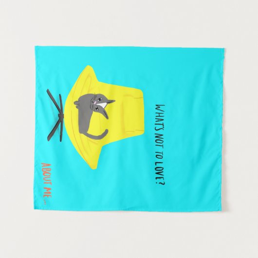 Mod Cats - Was ist nicht zu Liebe? Wandteppich (Vorderseite (Horizontal))