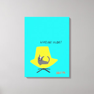 Mod Cats - Was ist nicht zur Liebe? Leinwanddruck