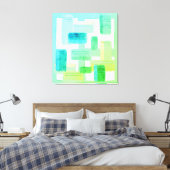 Mod Chalk Nod Leinwanddruck (Insitu (Schlafzimmer))