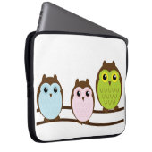 Mod Chic Classy Destiny Owl Laptopschutzhülle (Vorne Rechts)