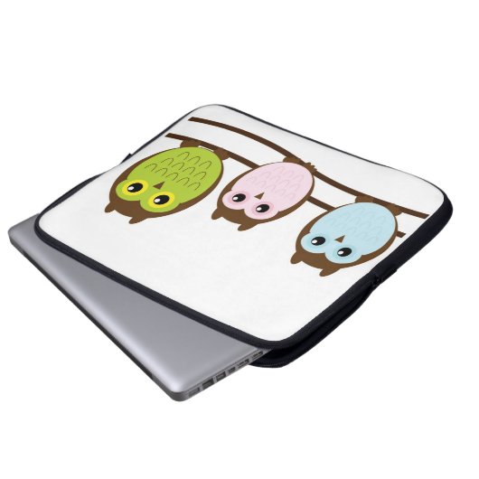 Mod Chic Classy Destiny Owl Laptopschutzhülle (Vorne Knopf)
