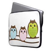 Mod Chic Classy Destiny Owl Laptopschutzhülle (Vorderseite Links)