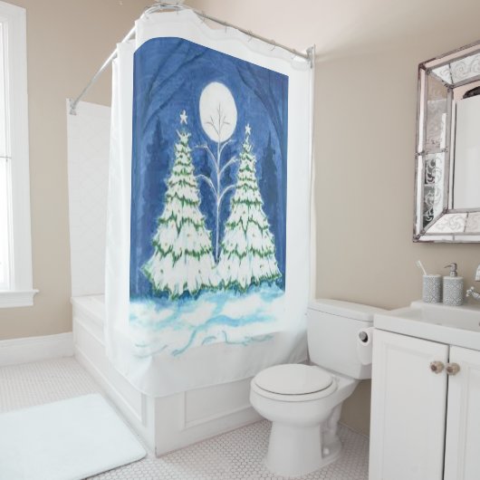 "MOD CHRISTMAS TREE" SHOWER CURTAT DUSCHVORHANG (Beispiel)