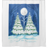 "MOD CHRISTMAS TREE" SHOWER CURTAT DUSCHVORHANG (Vorderseite)