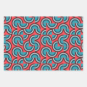 Mod-Circles des mittleren Jahrhunderts Geschenkpapier Set (Vorderseite 3)