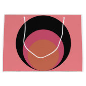 Mod Circles Große Geschenktüte (Vorderseite)