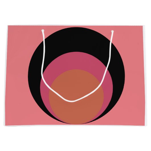 Mod Circles Große Geschenktüte (Vorderseite)