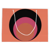 Mod Circles Große Geschenktüte (Rückseite)