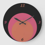 Mod Circles Große Wanduhr (Vorderseite)