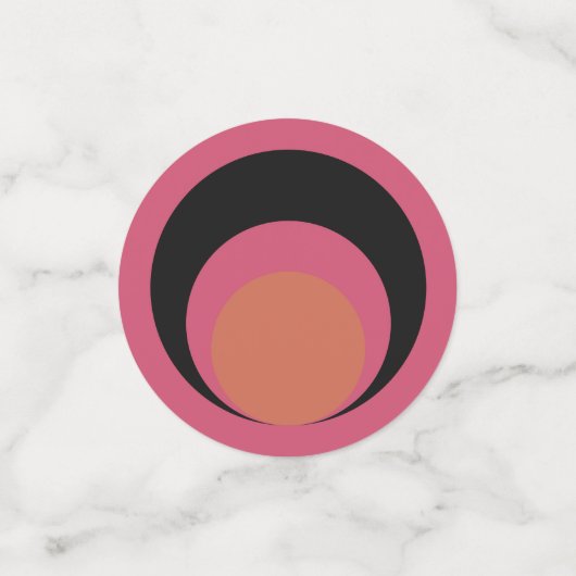 Mod Circles Konfetti (Klein Vorderseite)