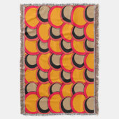 Mod Circles Orange Decke (Vorderseite Vertikal)