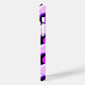 Mod Circles Pink und Lila Case-Mate iPhone Hülle (Rückseite / Links)