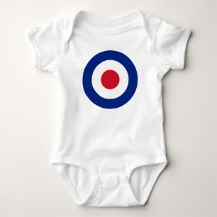 Mod - Classic Roundel - Ziel für das Bogenschieß Baby Strampler