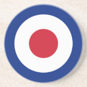 Mod - Classic Roundel - Ziel für das Bogenschießen Getränkeuntersetzer (Vorne)