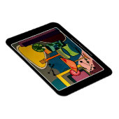 "Mod Cocktails" aus dem Mittelalter auf einem Bild Magnet (Rechte Seite)