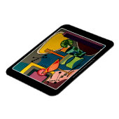 "Mod Cocktails" aus dem Mittelalter auf einem Bild Magnet (Linke Seite)