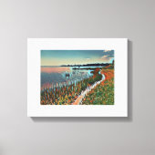 Mod Colors Cape Cod Bay Ocean Pathway Leinwanddruck (Vorderseite)