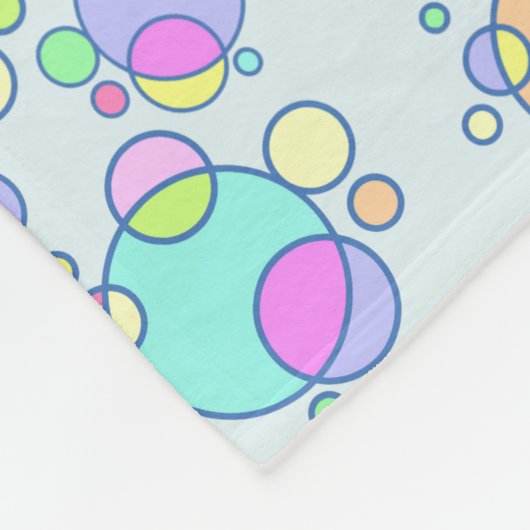 Mod Cosmic Custom Fleece Blanket (Ecke)