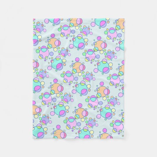 Mod Cosmic Custom Fleece Blanket (Vorderseite)