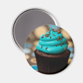 Mod-cupcake Magnet (Vorderseite/Rückseite)
