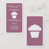 mod Cupcake Visitenkarte (Vorne/Hinten)
