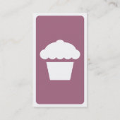mod Cupcake Visitenkarte (Rückseite)