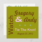 Mod Custom Hochzeit Einladung (Vorne/Hinten)