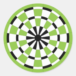 Mod Dartboard Runder Aufkleber