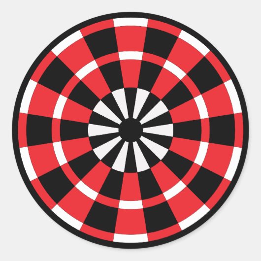 Mod Dartboard Runder Aufkleber (Vorderseite)
