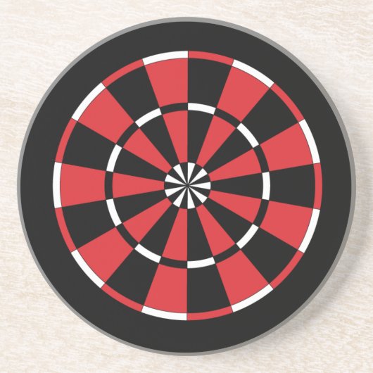 Mod Dartboard Sandstein Untersetzer (Vorne)