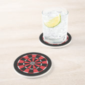 Mod Dartboard Sandstein Untersetzer (Seite)