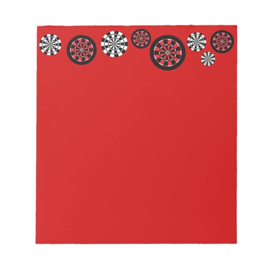 Mod Dartboards Notizblock (Vorderseite)