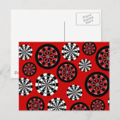 Mod Dartboards Postkarte (Vorne/Hinten)