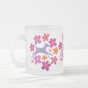 Mod Deer in der Wildblumen Tasse