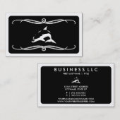 Mod-Delphin (Farbe anpassbar) Visitenkarte (Vorne/Hinten)