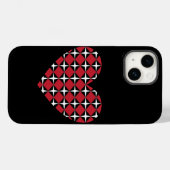 Mod Diamond Heart Case-Mate iPhone Hülle (Rückseite (Horizontal))