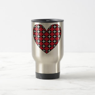 Mod Diamond Heart Reisebecher
