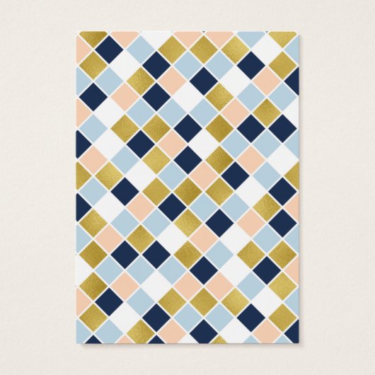 Mod Diamond Squares Earring Display Cards (Rückseite)